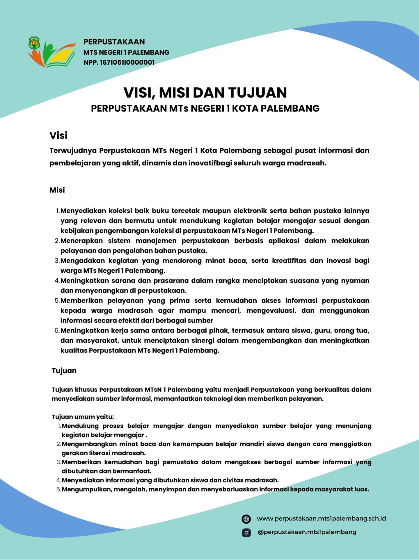 Visi, Misi dan Tujuan